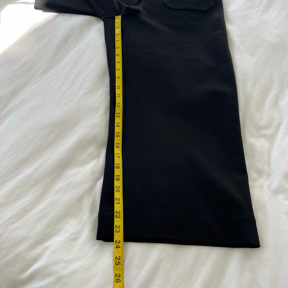 Quince Black Cropped Wide-Leg Pants - Picture 10 of 13